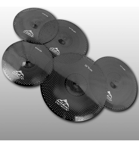 Eastrock Cymbal Set Low Volume Cymbal Pack Cymbal Set Wit...