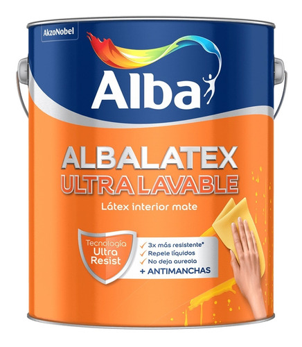 Latex Interior Pintura Ultra Lavable Albalatex 1l Caporaso
