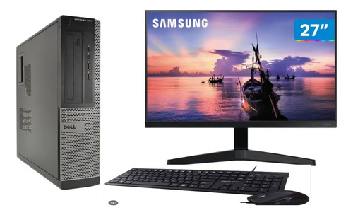 Cpu Dell Optiplex I5 16gb Ssd 480+monitor 27 Teclado E Mouse