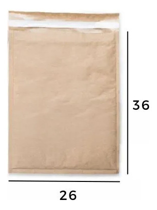 100 Envelopes Kraft Revestido De Plástico Bolha 25x35 Cm