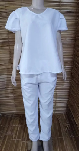 Roupa Branca Ração Umbanda Feminina Envio Imediato