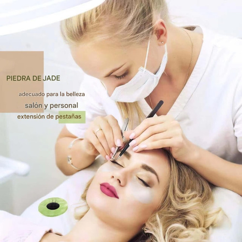 3 Piedras Jade Para Pegamento Extensiones De Pestañas 1x1