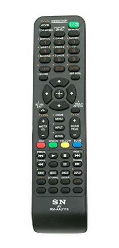 Control Remoto - New Rm-aau116 Remote For Sony Av Receiver S