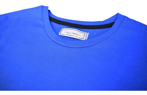 Remera Hombre Lisa Algodon Premium Manga Corta