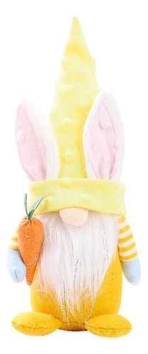 Decoración De Enano De Peluche Con Forma De Conejo De Pascua