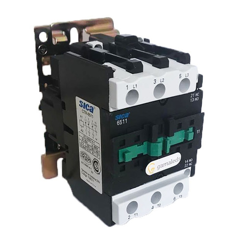 Contactor Tripolar 65a 1na + Nc 220v/24v Sica 6511 