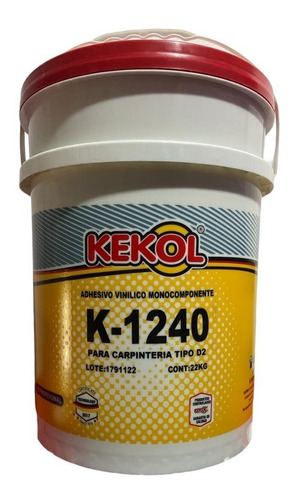 Cola Vinílica X 22 Kg  Kekol  K-1240 Especial Carpinteria