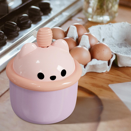 2 Batidor De Huevos Con Forma De Oso, Práctico 2 Piezas