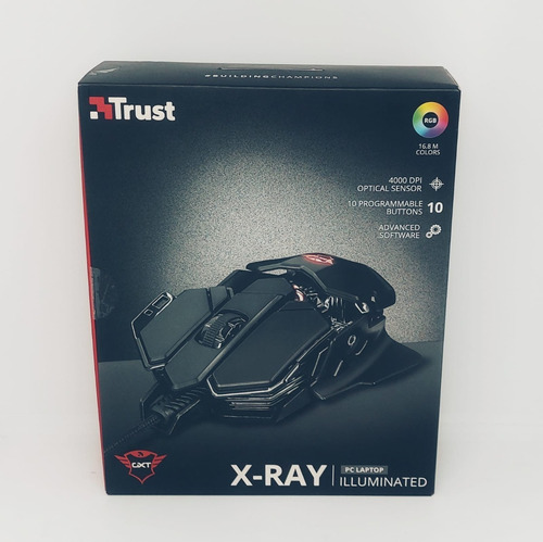 Mouse De Juego Trust  X-ray Gxt 138 Negro (openbox)