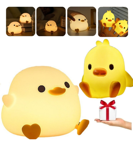 Lámpara Duck Lamp, Regalo Para Niños, Luz Nocturna Con Forma