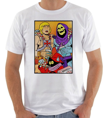 Camiseta Camisa He-man Esqueleto Orko Desenho Nerd Anime 