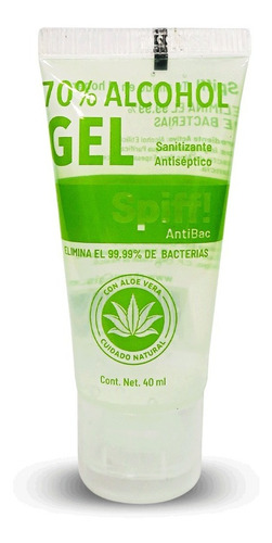 Gel Antibacterial 70% Alcohol Con Aloe Vera Para Manos 