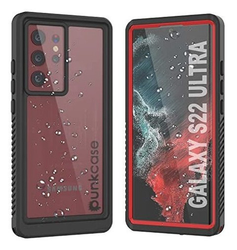 Punkcase Galaxy S22 Ultra Waterproof Case [extreme 25pfz