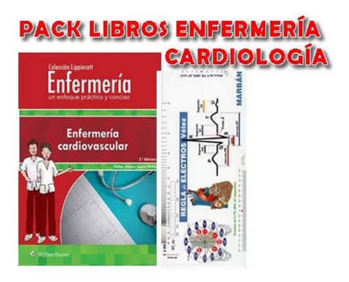 Pack Enfermeria Cardiovascular Y Velez Regla Electro Nuevos