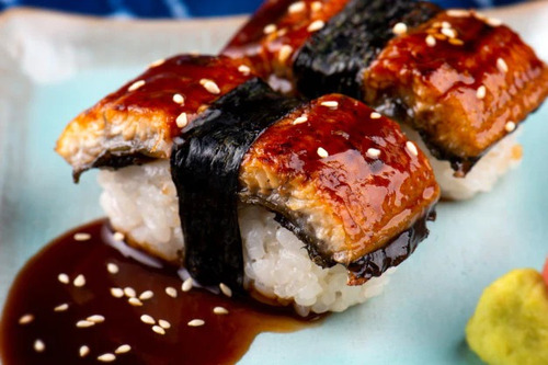 Una Botella Salsa Anguila Kikkoman 335 Gr. Unagi Sushi Sauce