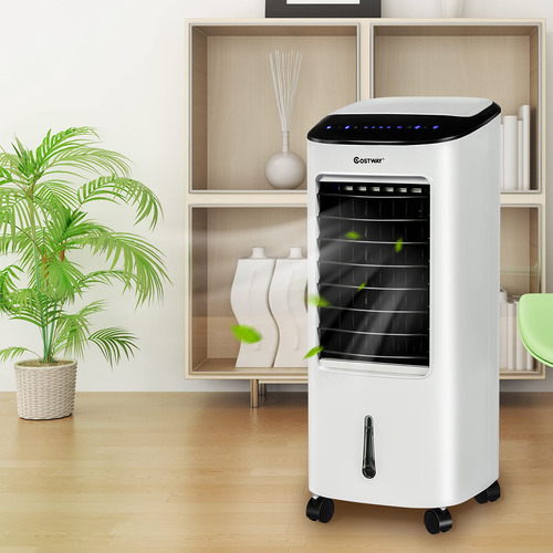 Enfriador De Aire Evaporativo Portátil 3 Modos 7.5h Timer