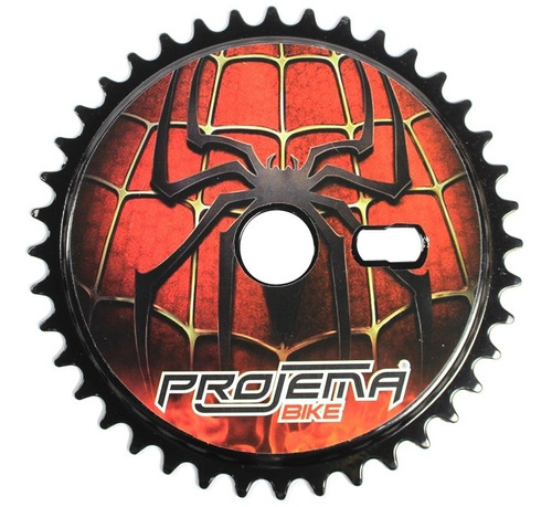 Coroa De Bicicleta 40 Dentes Modelo Aranha Vermelha