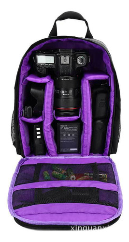 Mochila Pequeña For Cámara De Fotografía Slr, Impermeable Y