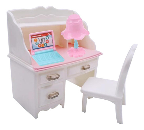 5 Set De Mobiliario De Oficina En Miniatura Para 5 Piezas