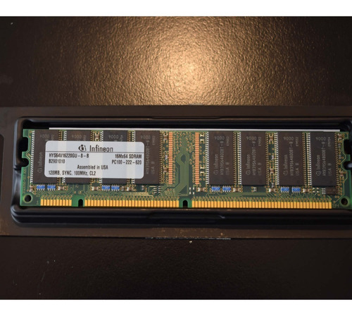 Memoria 128mb Pc100-222-620 16mx64 Sdram Infineon