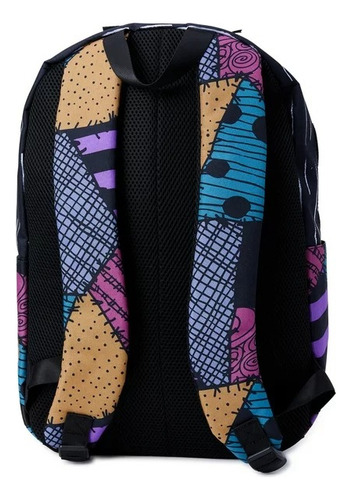 Mochila The Nightmare Before Christmas Jack And Sally Color Lila Diseño De La Tela Estampado