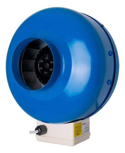 Estevez Extractor De Aire Centrífugo Metálico Azul 4pulgadas
