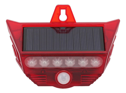Lámpara De Alarma Solar, Sensor De Movimiento, Alarma De Son