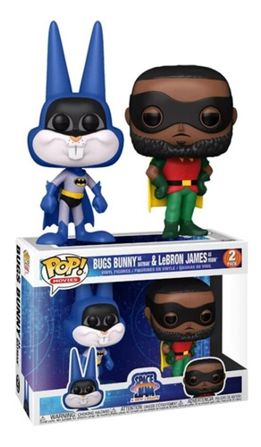 Funko Pop Space Jam Bugs Bunny/batman Y Lebron James/robin