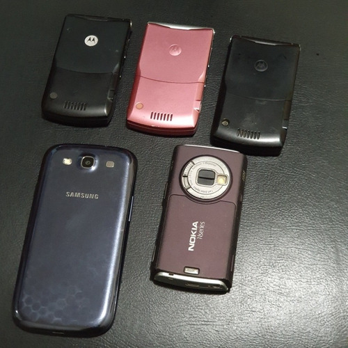 Lote Celulares Retirar Peças Samsung S3 Nokia N95 V3 Reparo