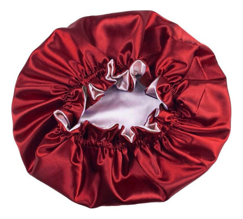 Gorro Para Dormir Raso Antifrizz Reversible Jessamy Marrón