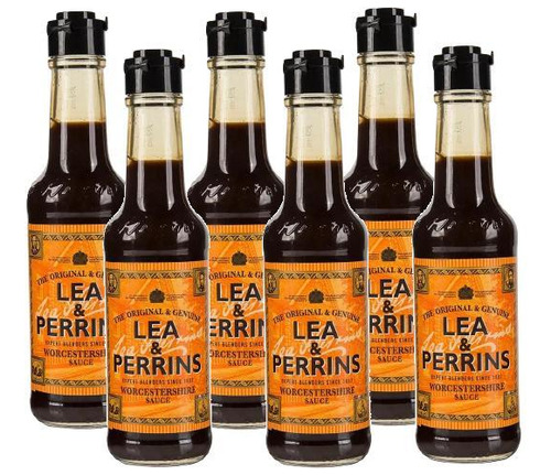 Kit 6 Molho Inglês Lea & Perrins (150ml)