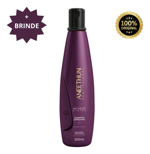 Shampoo Linha No Frizz Aneethun 300ml