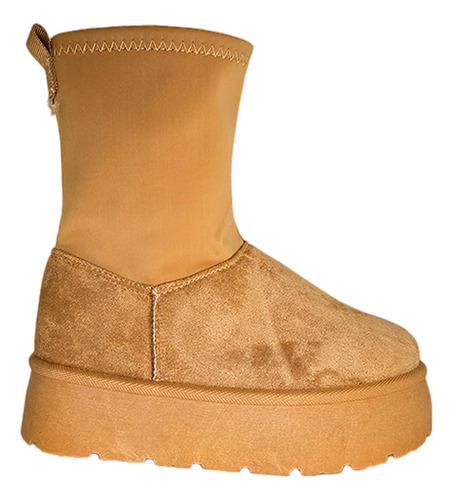 Botas Con Plataforma Para Invierno Calentitas De Mujer