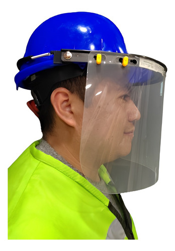 Protector Facial Adaptador Para Casco Incluye Mica