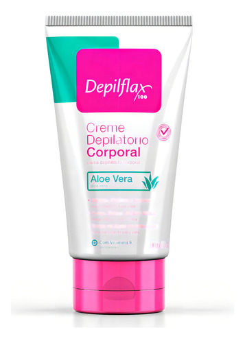 Kit 03 Creme Depilatório Corporal Aloe Vera Depilflax 100g