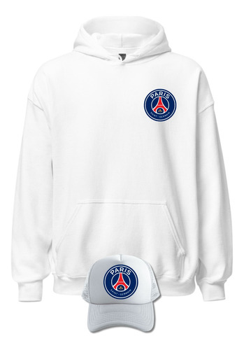 Buzo Psg Paris Saco Capota Hoodie Obsequio Gorra