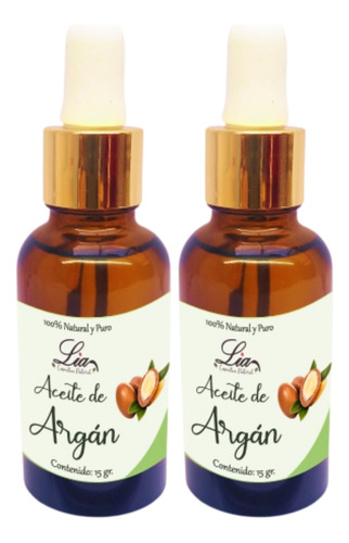 Pack X 2 Unidades Aceite De Argán 100% Puro Envío Gratis