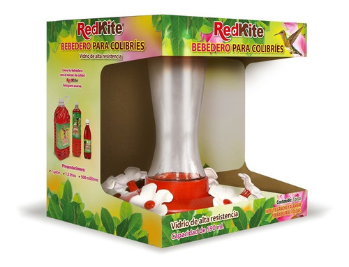 Imagen 1 de 1 de Colibri Colibris Alimentador Vidrio 590 Ml Alamazonas