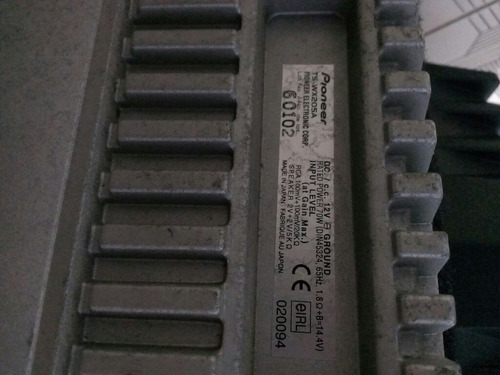 Amplificador Sony Xplode 350watts Subwoofer Pioneer 10