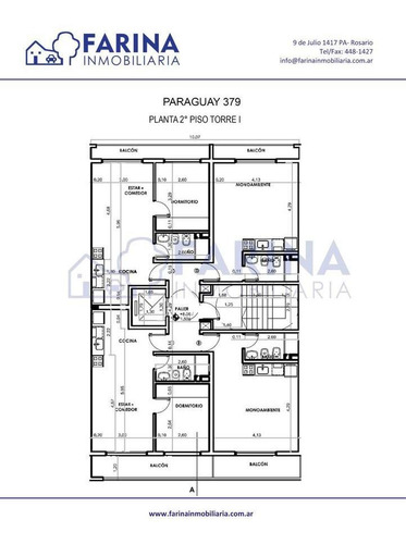 Imagen 11 de 16 de Monoambientes Torre París