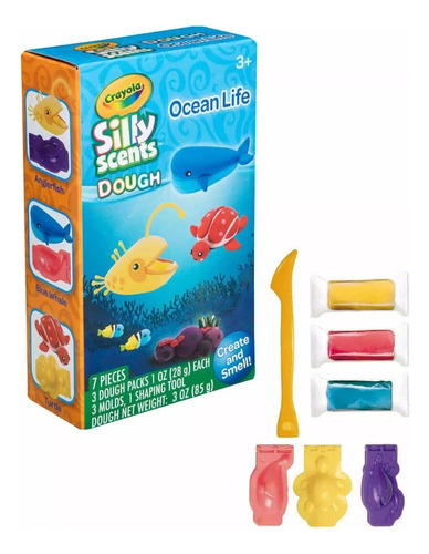 Crayola Silly Scents Set Mini Animales Marinos Con 3 Masas