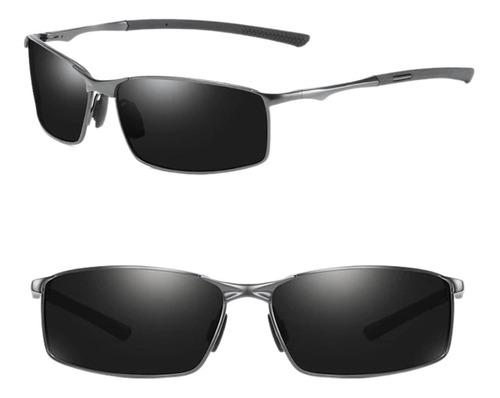 Óculos Escuros Polarizado Masculino Metal Aluminio Importado