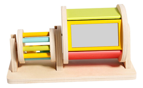 Tambor Giratório Montessori Brinquedo Sensorial Diferencie