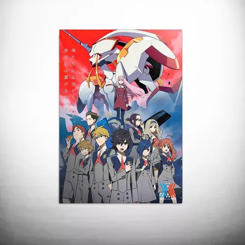 Poster Adesivo Anime Darling In The Franxx 002