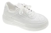 Comprar Tenis Casuales Blancos De Mujer Plataforma Para Dama Moda Plus Calidad Tenis Urbano Tallas 2 A 7 Mx Denali