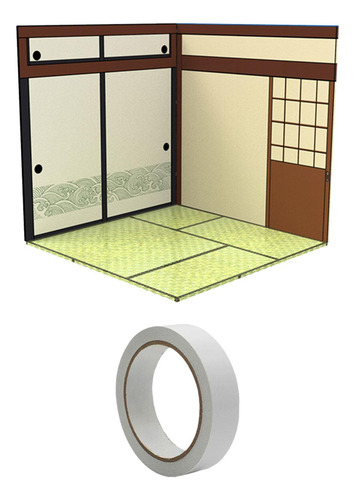 Organizador De Fondo A Escala 1/12, Casa Japonesa