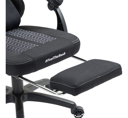 Silla Gamer Force Plus Z1 Soporte Hasta 120 Kg Negro Material Del Tapizado Tela Pvc Algodon Nylon