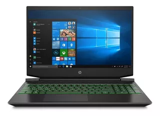 Notebook gamer HP Pavilion Gaming 15-ec1035la acid green 15.6", AMD Ryzen 5 4600H 8GB de RAM 256GB SSD, NVIDIA GeForce GTX 1050 1920x1080px Windows 10 Home