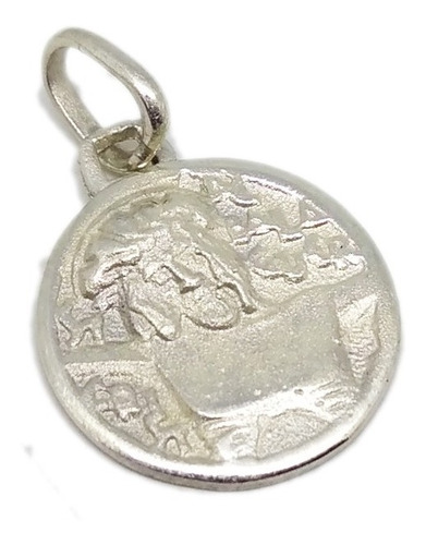 Medalla Santo Cristo De Balaguer - Plata 925  - 16mm