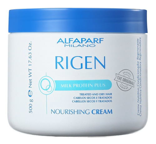 Alfaparf Rigen Milk Prot Nourish Cream - Tratamento 500g Blz